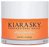 Manicure tytanowy - KIARA SKY KIARA SKY DIP POWDER - D444 CAUTION D444 - miniaturka - grafika 1