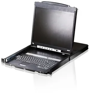 Aten 19" Monitor CL5808N-US KVM console with switch for keyboa - Czarny - CL5808N-US - Przełączniki KVM - miniaturka - grafika 2