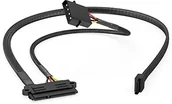 Akcesoria car audio - KabelDirekt Przewód bezpośrednio 22 kabel danych 4-pin Molex Power Cable 30 cm i 7-pin SATA 3-pin SATA 6 GBIT/S 60 cm 820 - miniaturka - grafika 1