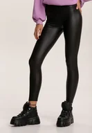 Legginsy - Czarne Legginsy Larsa - miniaturka - grafika 1