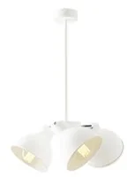 Lampex Żyrandol Zoe 3, biały, 52x37 cm - Lampy sufitowe - miniaturka - grafika 3