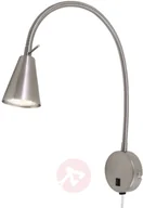 Lampy ścienne - Briloner Kinkiet LED 2082 z elementem ściennym, nikiel - miniaturka - grafika 1