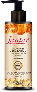 Farmona Jantar odżywczy krem do rąk z esencją bursztynową i złotem 100 ml - Kremy i maski do rąk - miniaturka - grafika 2