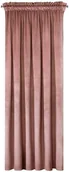 Zasłony - Euro Firany Zasłona 135 x 270 Dekoracyjna Velvet Rosa C. Róż 1210553 - miniaturka - grafika 1
