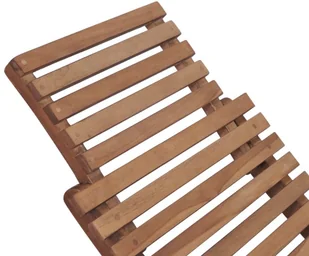 vidaXL Składane leżaki, 2 szt., lite drewno tekowe 3073170 - Leżaki ogrodowe - miniaturka - grafika 12