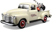 Kolekcjonerskie modele pojazdów - Maisto 532194 1: 24 Harley-Davidson Chevrolet 3100 Pickup 50 z flsts Heritage Springer 01 - miniaturka - grafika 1