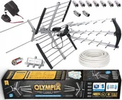 Anteny TV - Antena Dvbt Combo MUX-8 Zestaw 3TV 190km 30m Kabla - miniaturka - grafika 1