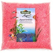 Podłoże do akwarium - Dehner Aqua Aquarienkies, ziarnistość 4 - 6 mm, 5 kg, różowy 2739332 - miniaturka - grafika 1