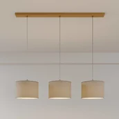 Lampy sufitowe - Britop Lampa wisząca Corralee, szara, 3-punktowa - miniaturka - grafika 1