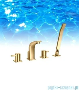 Omnires Darling Złoty wannowa złoto PVD DA5032GL - Baterie wannowe i prysznicowe - miniaturka - grafika 3