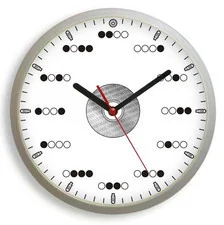 Atrix Zegar ścienny z tarczą binarną #3 ATW2013B3W - Zegary - miniaturka - grafika 2