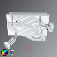 Lampy sufitowe - Kwadratowa lampa sufitowa Cabo-C LED RGBW - miniaturka - grafika 1