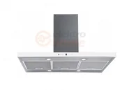 Okapy kuchenne - Toflesz OK-6 Etna Island 90 Biały - miniaturka - grafika 1