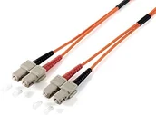 Kable światłowodowe - Equip LWL Patch Cable SC-> SC 3.00 m Single Mode Duplex OS2 YEL 253333 - miniaturka - grafika 1