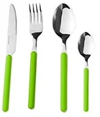 Akcesoria turystyczne - Brunner zestaw sztućców Delice, 16-częściowy Zielony 0832016N.C34 - miniaturka - grafika 1