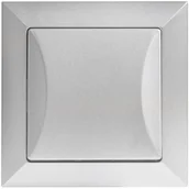 Gniazdka elektryczne - Timex Opal Łącznik pojedynczy srebrny 136062 - miniaturka - grafika 1