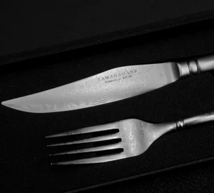 Tamahagane Nóż + widelec do steków - Noże kuchenne - miniaturka - grafika 3