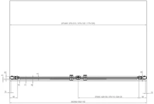Ravak Chrome CSDL2-90 90x195 0QV7CC0LZ1 - Ścianki i drzwi prysznicowe - miniaturka - grafika 2