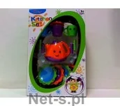 Zabawki AGD - Hipo Zestaw kuchenny 14el SM819-36 - miniaturka - grafika 1