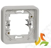 Klawisze i ramki - Schneider Electric MUREVA STYL Podstawa podtynkowa 1 pojedyncza z pazurkami montażowymi IP55 biały MUR39108 MUR39108/SCH - miniaturka - grafika 1