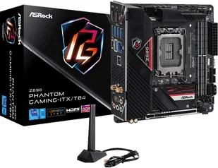 Płyta główna ASRock Z690 Phantom Gaming-ITX/TB - Płyty główne Płyta główna ASRock Z690 Phantom Gaming-ITX/TB - Płyty główne - miniaturka - grafika 2