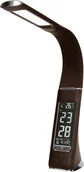 Lampy stojące - Orno lampka biurkowa LED Dolomit 5W 300lm 4000K brązowa budzik termometr kalendarz OR-LB-1533/BR OR-LB-1533/BR - miniaturka - grafika 1