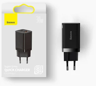 Baseus Super Si Pro szybka ładowarka USB / USB Typ C 30W Power Delivery Quick Charge biały CCSUPP-E02 - Ładowarki do telefonów - miniaturka - grafika 23