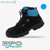 Obuwie robocze - PPO Strzelce Opolskie TRZEWIKI BEZPIECZNE Z PODNOSKIEM KOMPOZYTOWYM I NIEMETALOWĄ WKŁADKĄ ANTYPRZEBICIOWĄ MODEL Q6, PN-EN ISO 20345, S3, CI, SRC, ESD - miniaturka - grafika 1