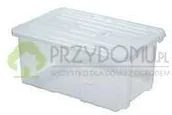 Pudła i pojemniki do przechowywania - Prosperplast Skrzynka transparentna z pokrywką CARGOBOX NCC16 - miniaturka - grafika 1