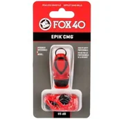 Piłka nożna - Fox 40 Gwizdek sędziowski 40 Epik CMG czerwony - miniaturka - grafika 1