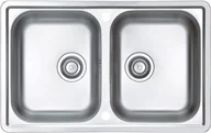 Zlewozmywaki - Alveus LINE MAXIM 90-FS stal SATYNA 1092002 - miniaturka - grafika 1