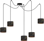 Lampy sufitowe - LYSNE Pięciopunktowa lampa wisząca typu spider WAIKIKI W5 MARMUR 400040/98111 W5 - miniaturka - grafika 1