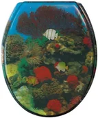 Deski sedesowe - Sanitop-Wingenroth Deska sedesowa dekoracja deska sedesowa WC-okulary wolnoopadający Soft-Close-metalowym zawias Fast Fix-drewniane z szybkim mocowaniem 40544 7 - miniaturka - grafika 1