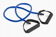 Gumy, taśmy, ekspandery - Guma Fitness Z Uchwytami Niebieska 120x13x0,9cm - miniaturka - grafika 1