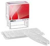 Pieczątki - Colop 111604 stempel tekst Printer 20/1 zestaw 14 X 38 MM, 4 liniowy, czarny 100808 - miniaturka - grafika 1