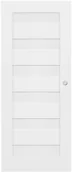 Drzwi wewnętrzne - Drzwi pełne przesuwne Trame 80 białe SWHF000096KF - miniaturka - grafika 1