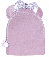 Plecaki szkolne i tornistry - Różowy, brokatowy plecak Myszka Minnie Disney - miniaturka - grafika 1
