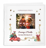 Albumy fotograficzne - NA Murrano Album mały z oknem nadruk Prezent święta ALB-SO-WH-UV-042 - miniaturka - grafika 1