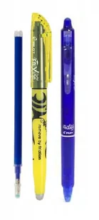 Pilot WYMAZYWALNY DŁUGOPIS FRIXION CLICKER + WYMAZYWALNY ZAKREŚLACZ ŻÓŁTY FRIXION LIGHT + WKŁAD 0,7 MM - Długopisy Pilot WYMAZYWALNY DŁUGOPIS FRIXION CLICKER + WYMAZYWALNY ZAKREŚLACZ ŻÓŁTY FRIXION LIGHT + WKŁAD 0,7 MM - Długopisy - miniaturka - grafika 1