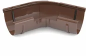 Rynny i akcesoria - Cellfast Narożnik zew. regulowany 125 mm PVC brąz - miniaturka - grafika 1