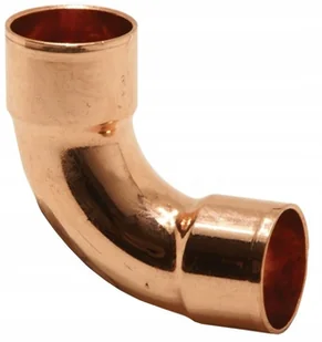 Łuk 90° Dwukielichowy Miedziany Fi 28 Cu - Rury - miniaturka - grafika 3