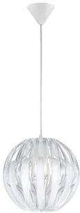Trio LAMPA wisząca PUMPKIN R30473001 minimalistyczna OPRAWA zwis kula ball biała przezroczysta R30473001 - Lampy sufitowe - miniaturka - grafika 6