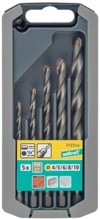 WOLFCRAFT 5-częściowy zestaw wierteł do kamienia, 4-10 mm, 7123000 GmbH - Wiertła - miniaturka - grafika 3