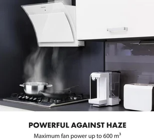 Klarstein Sabia 60 Biały (CGCH2-Sabia-60-WH) - Okapy kuchenne - miniaturka - grafika 7