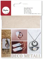 Decoupage - Rayher Rayher, zestaw metalicznych folii, 3 kolory - miniaturka - grafika 1