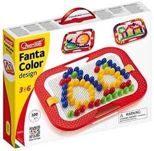 Quercetti DANTE Mozaika Fantacolor design 100el Dante 0905 ZAB006025 - Klocki - miniaturka - grafika 3