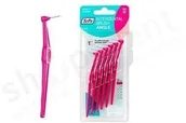 Szczoteczki międzyzębowe - TePe TePe Angle Szczoteczki międzyzębowe 0,4mm - różowe 6 szt. - miniaturka - grafika 1