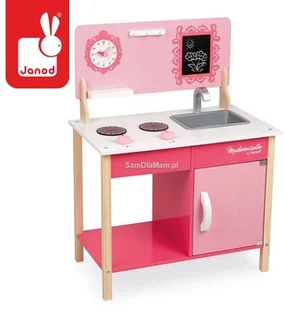 Janod Kuchnia drewniana Mademoiselle J06566 - Zabawki AGD - miniaturka - grafika 3