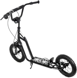 HyperMotion Hulajnoga Hypermotion VIVA 12 (pompowane koła 30cm) - Czarna VIVA 12 HYPER BLACK - Hulajnogi - miniaturka - grafika 11