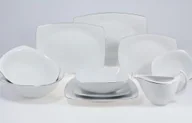 Serwisy obiadowe - Chodzież Serwis obiadowy bez wazy dla 12 os 44 części 9718 AKCENT - miniaturka - grafika 1